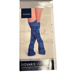Sigvaris argyle compression socks